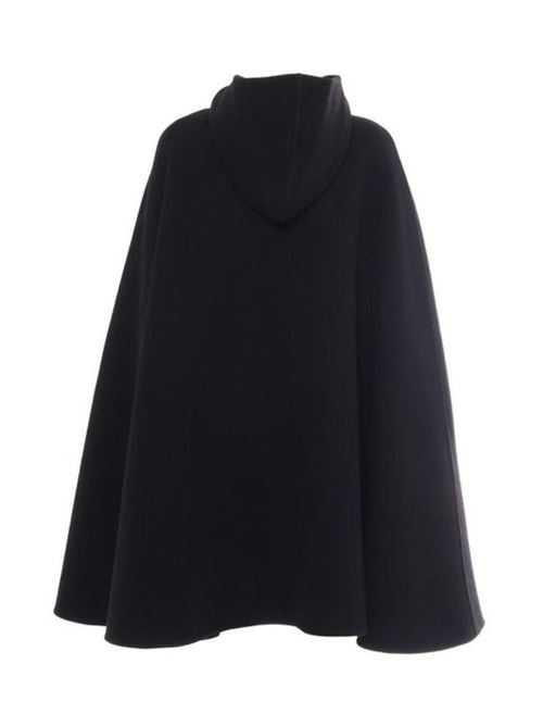 WOOL CAPE WITH HOOD AND POCKETS FABIANA FILIPPI | CTD214F274825 NERO